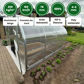 Serre de Jardin Polycarbonate - La Tradi