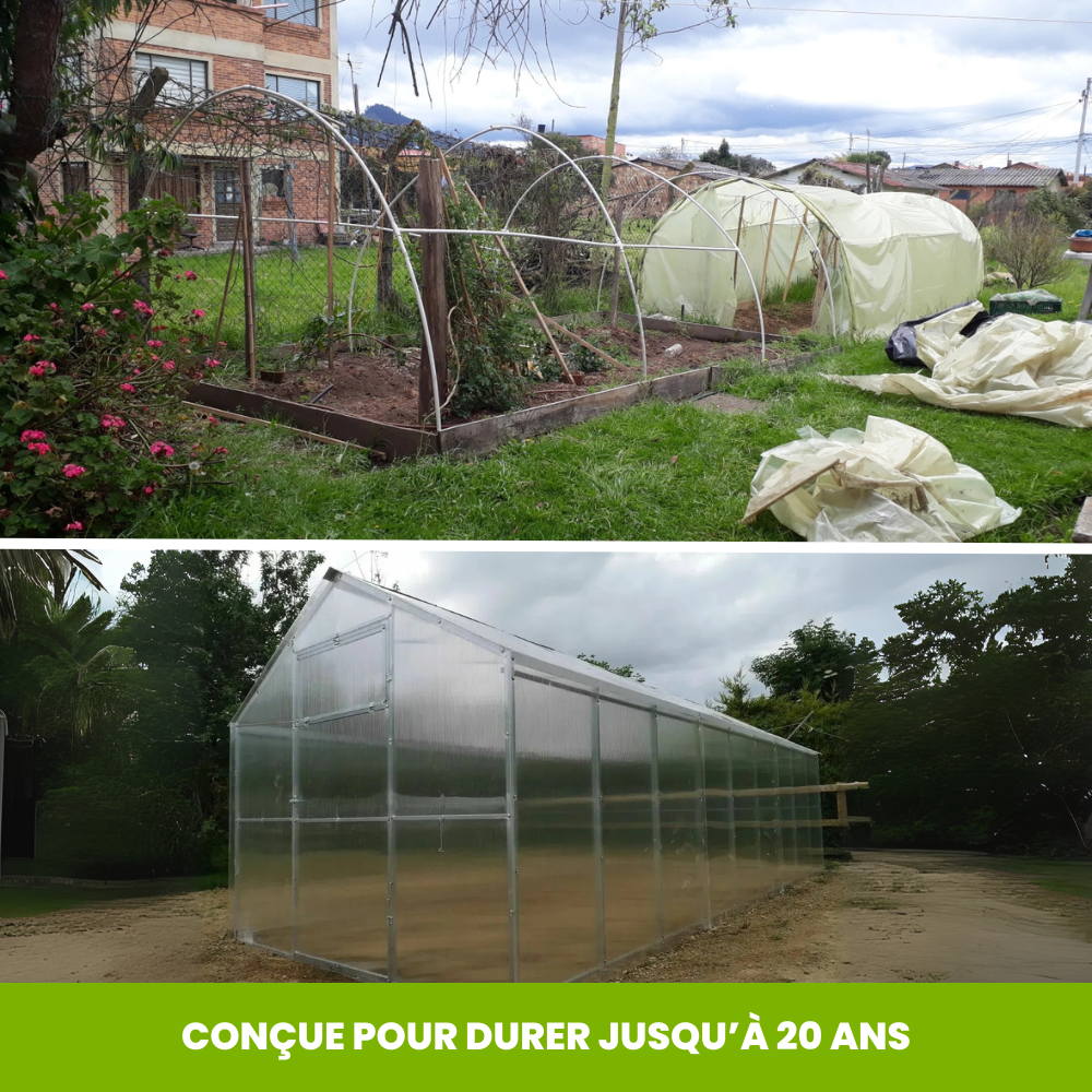 Serre de Jardin Polycarbonate  - La Familliale