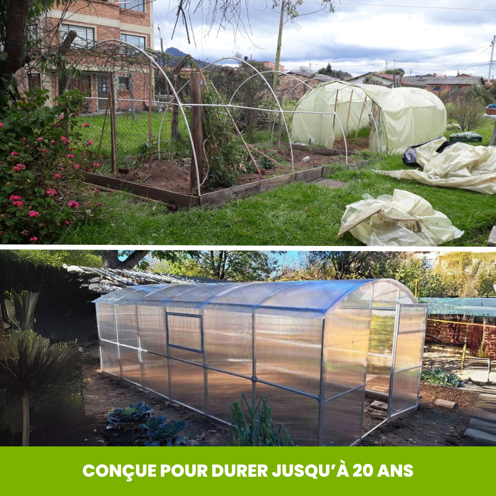 Serre de Jardin Polycarbonate  - L'Élégante