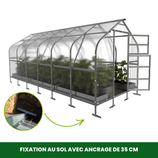 Serre de Jardin Polycarbonate  - L'Élégante
