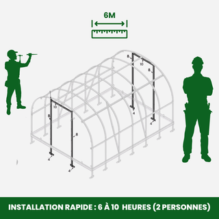 Serre de Jardin Polycarbonate - La Tradi