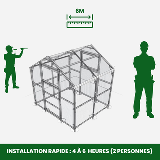 Serre de Jardin Polycarbonate  - La Familliale