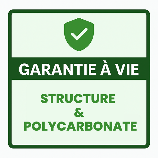 Extension de garantie à vie (au lieu de 10 ans)