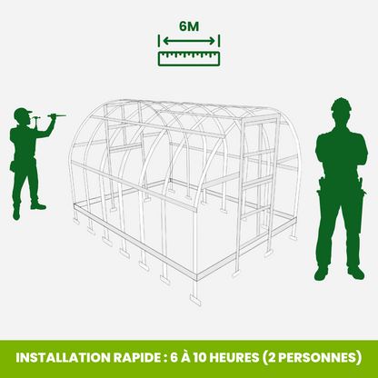 Serre de Jardin Polycarbonate - La Tradi