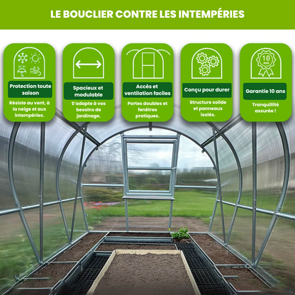 Serre de Jardin Polycarbonate - La Tradi
