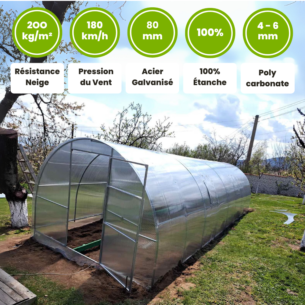 Serre de Jardin Polycarbonate - La Tradi