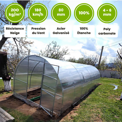 Serre de Jardin Polycarbonate - La Tradi