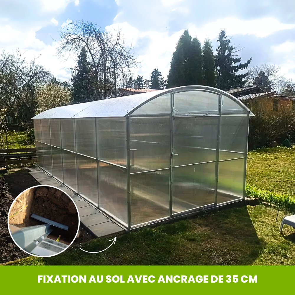 Serre de Jardin Polycarbonate  - L'Élégante
