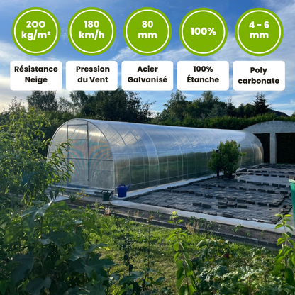 Serre de Jardin Polycarbonate - La Tradi