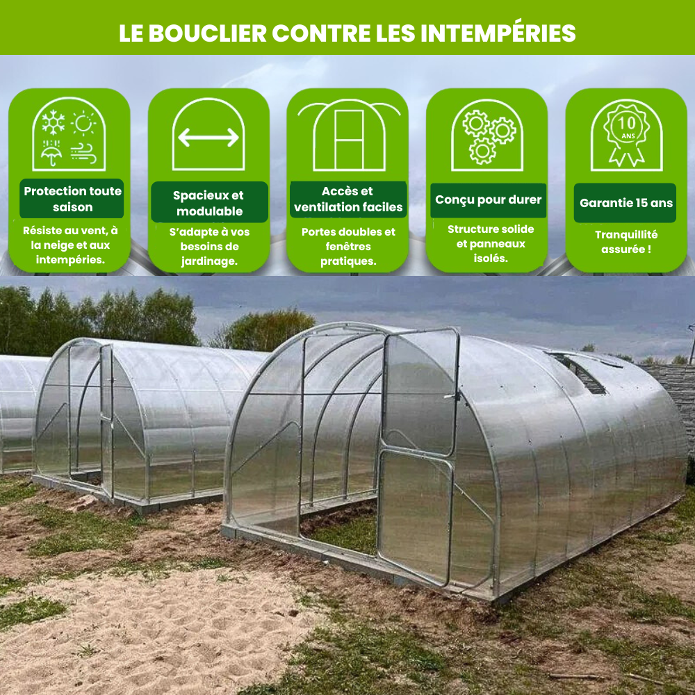 Serre de Jardin Polycarbonate - La Sereine